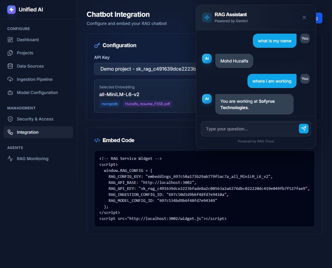 Integration Chat